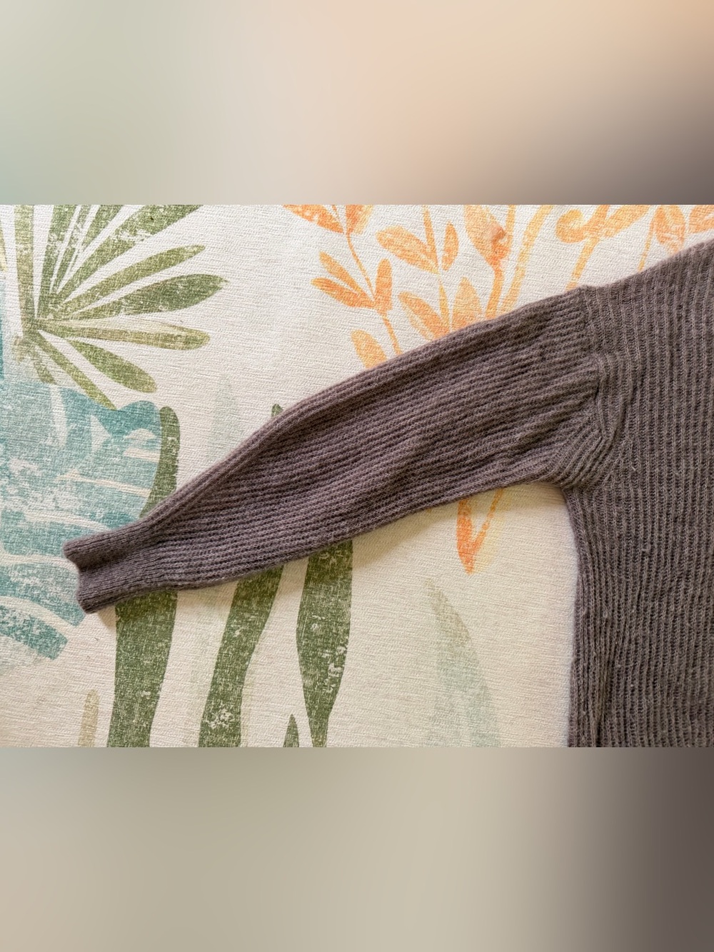 Everlane The Cocoon Crew in Alpaca, Taupe Melange - Size Medium - Picture 6 of 12